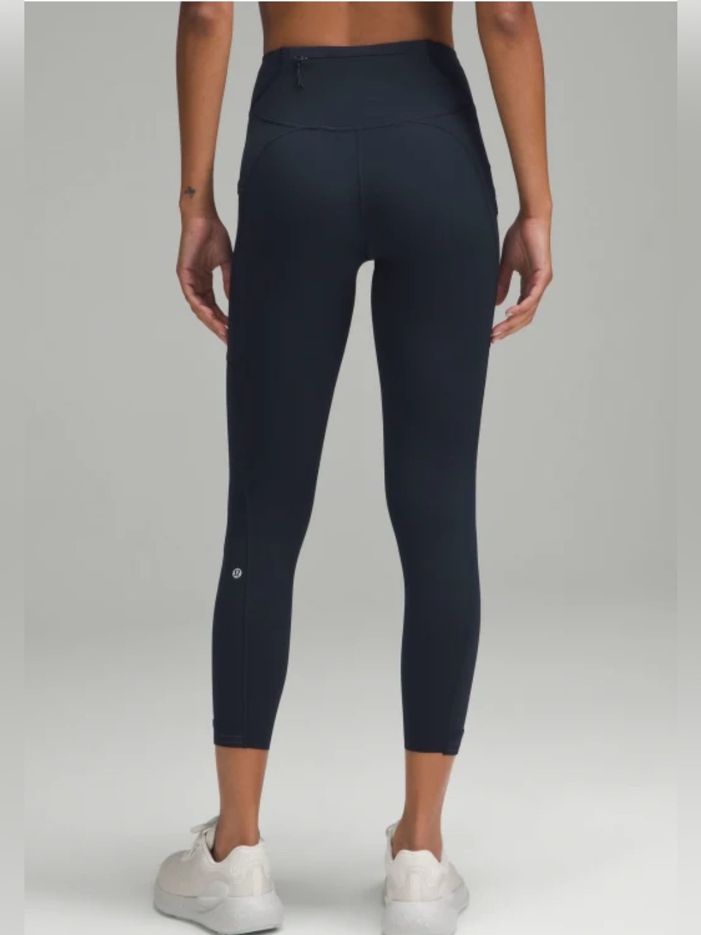 lululemon athletica Black High-Rise Cropped Leggings w/ Pockets-4